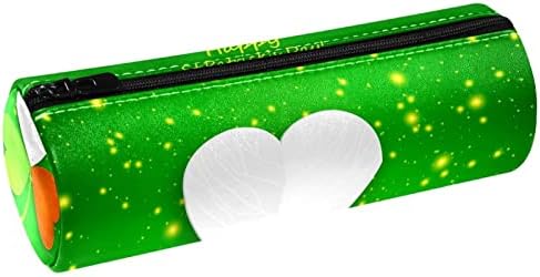 Caixa de lápis Guerotkr, bolsa de lápis, capa de caneta, bolsa de caneta, bolsa de lápis pequena, dia de trevo colorido de St-Patrick