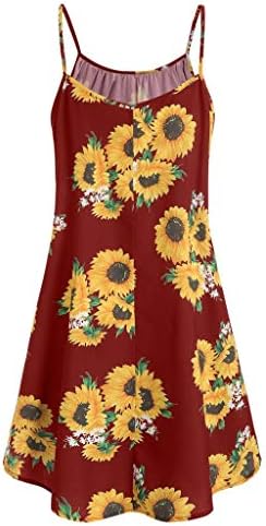 Vestidos de sol Gillberry para mulheres Duas peças Casual Summer Floral Beach Midi Dress