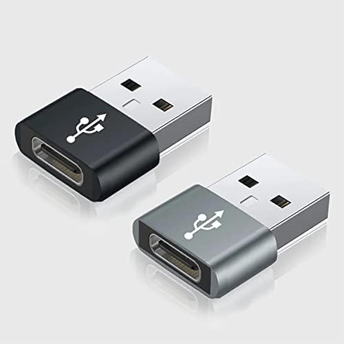 Usb-C fêmea para USB Adaptador rápido compatível com o seu ZTE Z6410s para carregador, sincronização, dispositivos OTG como teclado,