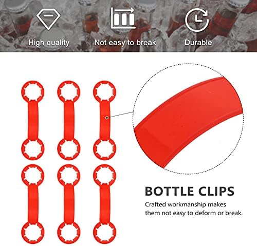 Sewacc 100pcs pendurando tiras de garrafa de garrafa de garraça vermelha ioga drink carregando portadores premium de caminhada de caminhada
