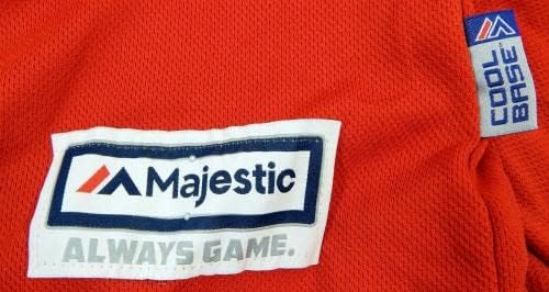 Philadelphia Phillies Daniel Vilchez #79 Game usou Red Jersey Ext St L 492 - Jogo usou camisas MLB