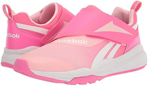 Reebok Equal Fit Adaptive Running Sapato, Glow Pink/White, 6 Usissex Little Kid