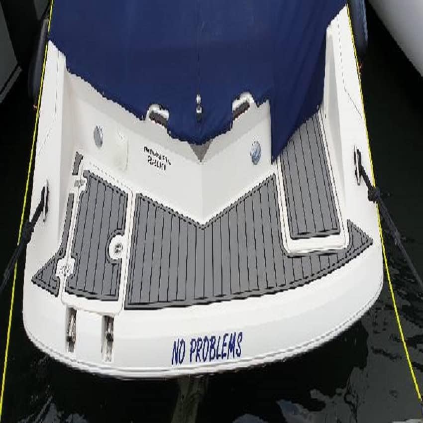 Boat Eva Faux Teak Decking Floor Compatível com 2019 Regal LS4 Surf Swim Step Cockpit