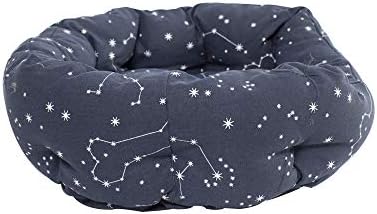 Fringe Studio Pet Bed, Celestial Round Cuddler, 29 x 24 x 9 polegadas