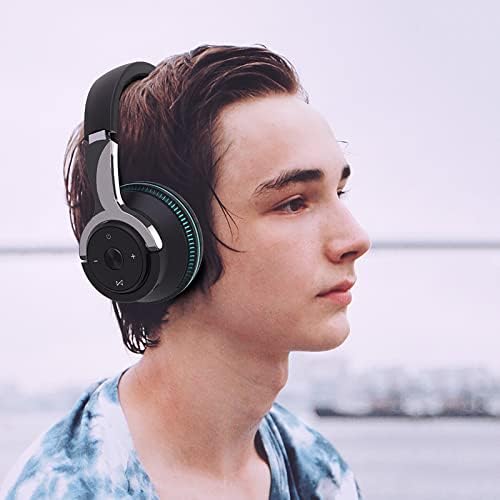Fones de ouvido privados de fones de ouvido Bluetooth sobre fones de ouvido com fones de ouvido com ruído de microfone cancelamento