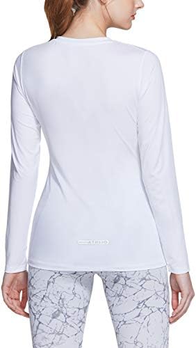 Athlio 2 ou 3 Pack UPF feminino 50+ camisas de treino de manga longa, camisa de corrida de proteção solar UV, camisa atlética de ajuste
