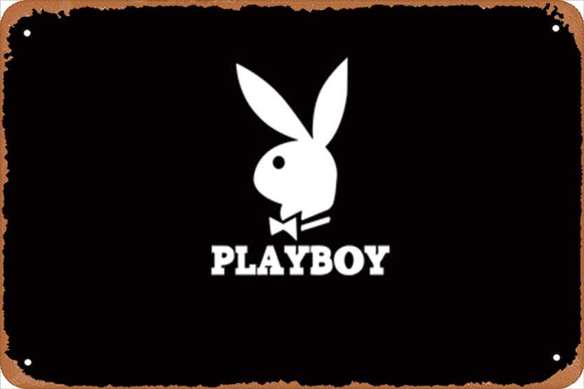 Playboy Poster Vintage Sign Tin Metal Decoração de parede de metal exclusiva para casa, bar, lanchone