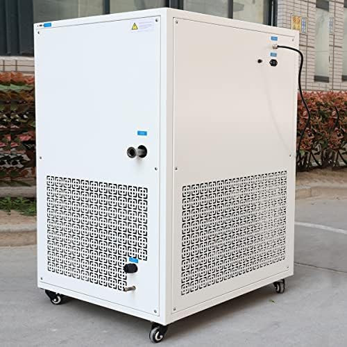 HNZXIB 0,6㎡ Secador de congelamento -35 ℃ Secador de sublimação a vácuo com bomba de vácuo de palhetas rotativas de 4l, 110V