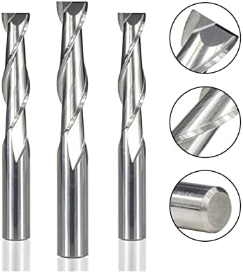 Vieue Bits Bits Flat End Mills 2 fábricas de flautas exercícios helicoidais de 6 mm para trechos de moagem de metalworking moinhos