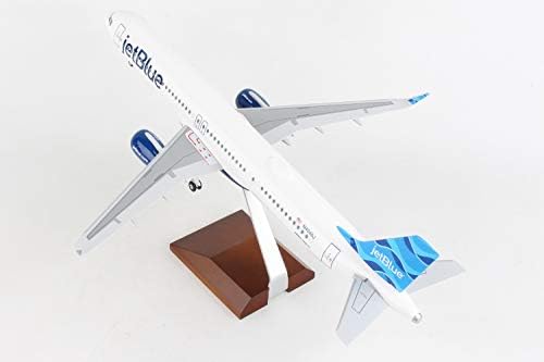 Daron Skymarks JetBlue A321neolr 1/100 com madeira e equipamento Skr8426