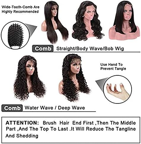 XZGDEN WIGS Hair peruca onda de peruca de cabelos Cabelo humano Cabelo de cabelo humano peruca 6x6 Peruca de renda 6x6 Peruca