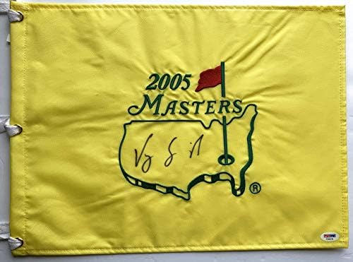 Vijay Singh assinou bandeira de mestres Augusta National Golf