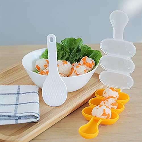 Rice Ball molda bolas de sushi diy fazendo ferramentas de jantar de cozinha de molde para almoçar DIY com uma colher de arroz mini