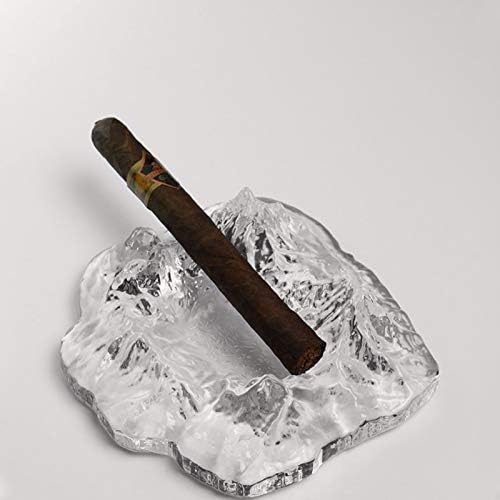 Bandeja de cinzas de cinzas Cinzas Cinzas criativas de neve em forma de montanha de cinzas de mesa de cigarro de charuto
