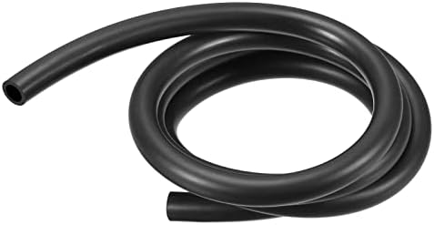 DMIOTECH 6mm x 9mm 10ft Lubrificante de borracha preta Tubulação de plástico resistente a óleo para mangueira de óleo, tubo de água