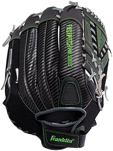 Franklin Sports Fastpitch Pro Série Softball Luvas - Lançamento da mão direita ou esquerda - tamanhos de adultos e jovens - 11in, 11,5in, 12in, 12,5in e 13in Size Mitts