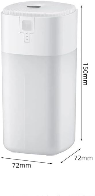 FUGUIKZ Recarregável umidificador de ar do aroma difusor com luz colorida com umidificador de carro em casa da bateria