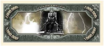 American Art Classics Pack de 5 - Frankenstein Million Dollar Bills - Fun Halloween Novelty Bill