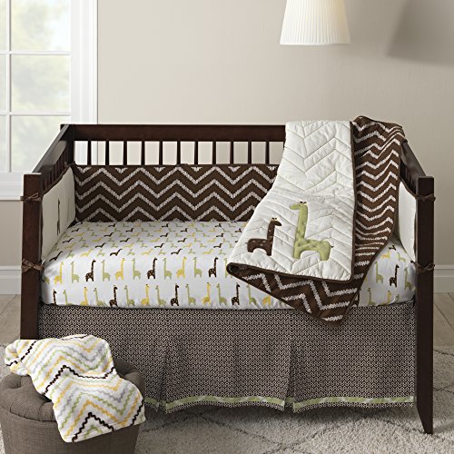 Coleta de Lambs e Ivy Giraffe Reversible Coverlet