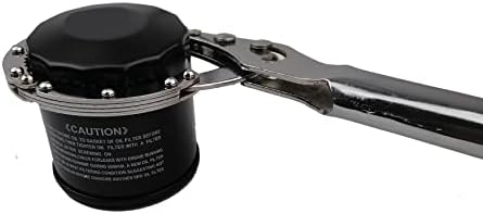Chave de filtro de óleo QIBAOACR, chave de remoção de filtro ajustável, adequada para filtros com tamanho 55-75mm/2,16