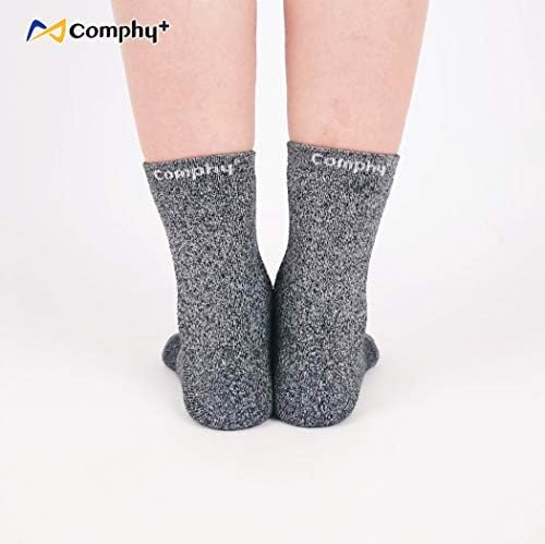 Comphy+ meias de caminhada- Wicking de umidade, meias de longa distância, sem algodão, homens de compressão de mulheres meias