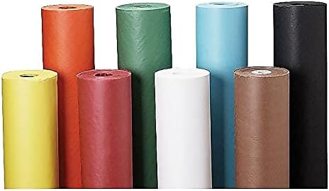 Pacon 63120 Rainbow Duo-Finish Colored Kraft Paper, 35 libras, 36 polegadas x 1000 pés, Lite Green