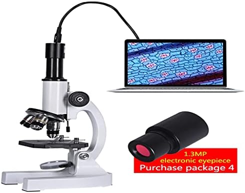 Shypt 640X 1280X 2000x HD Microscópio Biológico Educação Monocular de Estudantes LED LEITO DE TELEFONE DE LEZA