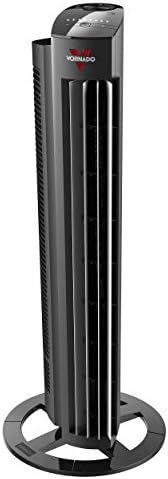 Vornado NGT335 Air Circulator Tower Fan com controle remoto e versa-fluxo, 33 , preto