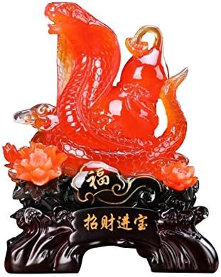 AOHMG Decor de casa escultura de animais estátuas de escultura, riqueza artesanal Lucky feng shui presente estatueta,
