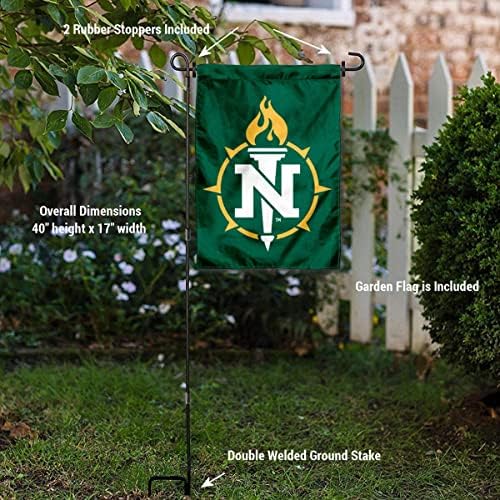 Northern Michigan Wildcats Academic Logo Garden Sland e Stand Stand Stand Setent