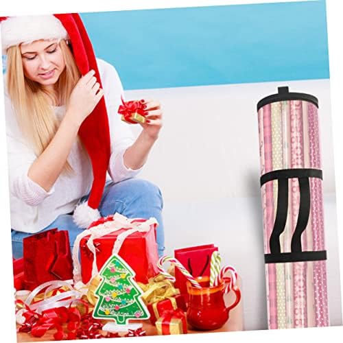 Zerodeko 2pcs Round Storage Home Home and Bag Gift Handy Fibbons pesados ​​Recipiente de Bolsas Cilíndricas de Holding