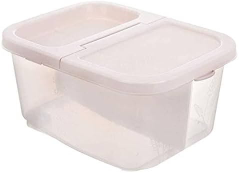 Caixa de armazenamento de arroz de binga de grãos accdUer com tampa, recipiente de grã