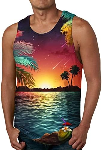 Camisetas de verão bmisEgm para homens masculinos de verão moda casual praia litoral digital 3d estampado redondo túnica túnica