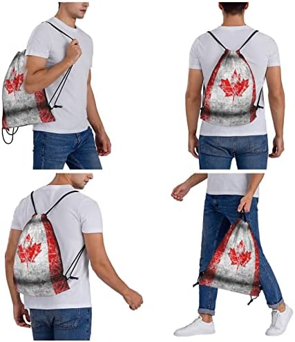 AseeLo Canada Sinaliza Backpack de ginástica de ginástica à prova d'água para homens e mulheres, esportes de ginástica de ginástica