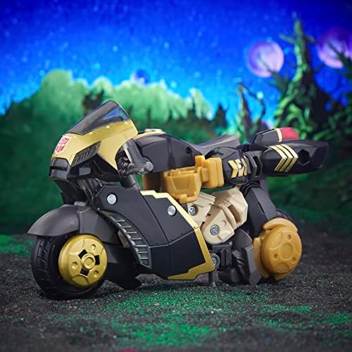 Transformers Toys Legacy Evolution Deluxe Animado Universe Prowl Toy, 5,5 polegadas, figura de ação para meninos e meninas de