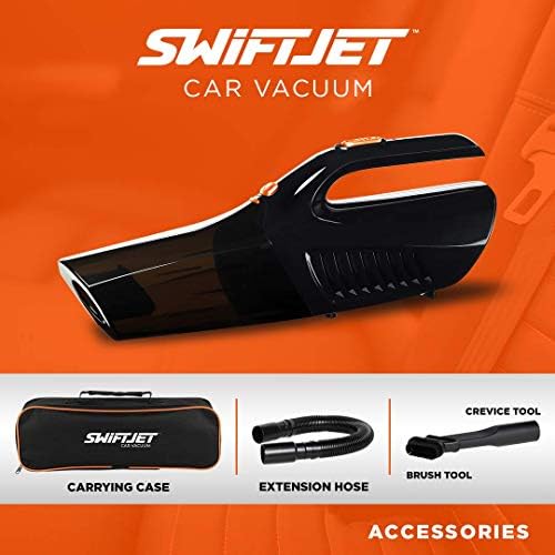 A aspirador de pó de carro SwiftJet - Mini CAR Vacuum - Limpeza de carros - Vacuum Automotivo - Acessórios para Carros