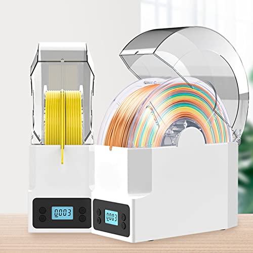 Recipiente de filamento seco lbec, 3 controle de temperatura revestimento transparente 100240v para recipiente de filamento
