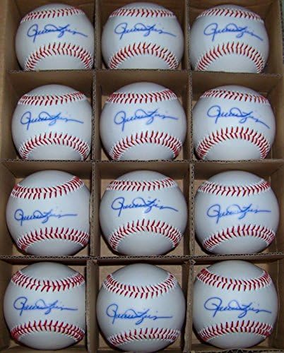 Venda flash 12 dúzia de dedos de rollie assinados com bolas de beisebol autografadas precetiadas - bolas de beisebol