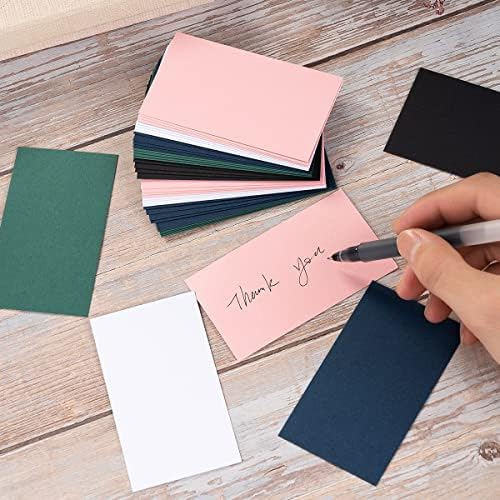 Cardstock de papel de 100 pacote de papel em branco Cards pesados ​​para convites, cartões de felicitações, cartões postais,