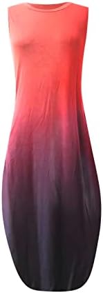 Roupas de verão femininas Fragarn, mulheres casuais com estampa de bolso longo de vestido longo mangas com mangueira de vestidos maxi