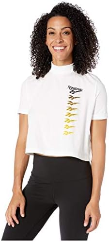 Camiseta de vetor de vetor de clássicos femininos da Reebok