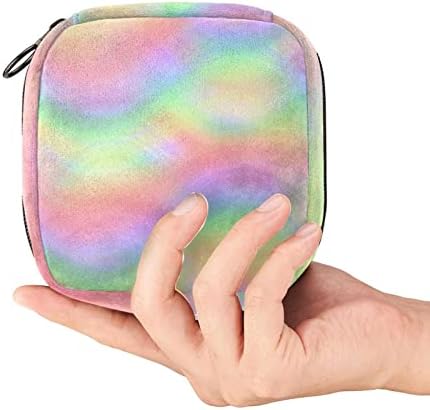 Bolsa de armazenamento de guardanapos sanitários de Oryuekan, bolsas de zíper menstrual reutilizável portátil, bolsa de armazenamento