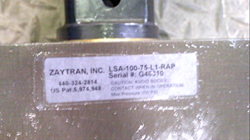 Zaytran LSA-100-75-L1-RAP, atuador reto linear, AVC: 75mm, LSA-100-75-L1-RAP