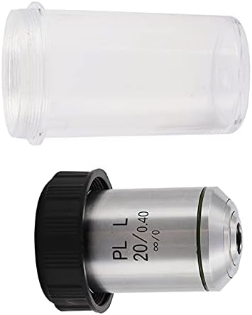 LSSJJ Microscope Objectiv ， Lente objetiva infinita ， KP - 20X PL20X Lente de distância de trabalho de longa distância infinita para microscópio metalúrgico 8,8mm