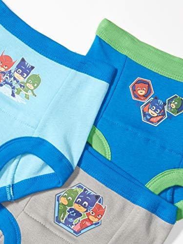 PJ Masks Unisisex Baby 3pk, calças de treinamento potty 7pk com gráfico de rastreamento de sucesso, incluindo adesivos nos tamanhos