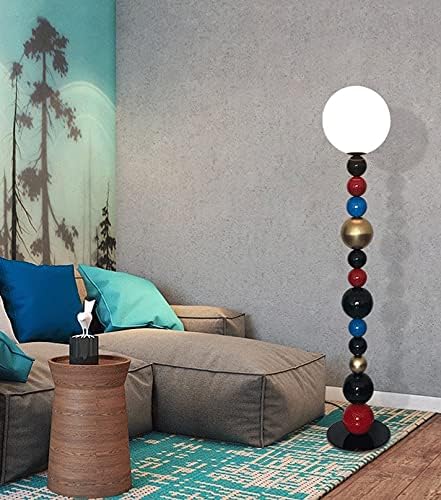 N/A Art Fashion Glass Ball Corner Floor Floor para decoração da sala de estar LED LED E27 Lâmpada Stand Bedroom Bedside Salon Bar