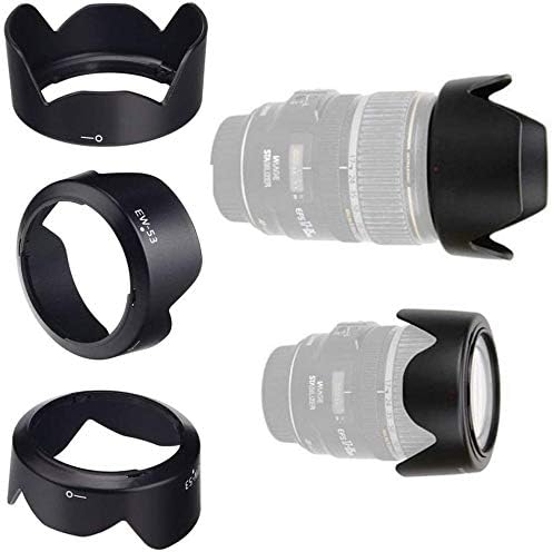 EF-M 15-45mm Lente Hood & Cap para Canon EF-M 15-45mm f/3.5-6.3 é lente STM, substitui a Canon EW-53