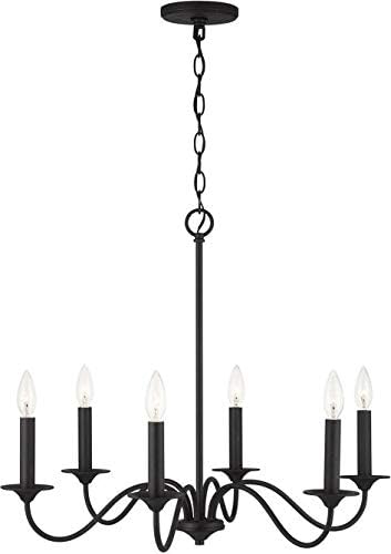 Iluminação de capital 437281bi Vincent Classic/Tradicional Candelador Round Candelier, 8-Light 480 Watts, 30 h x 40 W, ferro