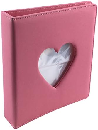 Hevstil 5 polegadas Kpop PhotoCard Binder Kpop PhotoCard Holder Love Heart Hollow Photocard titular Livro álbum de fotos Kpop