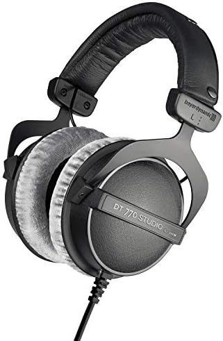 fones de ouvido BEYERDYNAMIC DT 770 PRO ESTODIO-Design Profissional de Ear Ear e Ear fechado para gravação e monitoramento